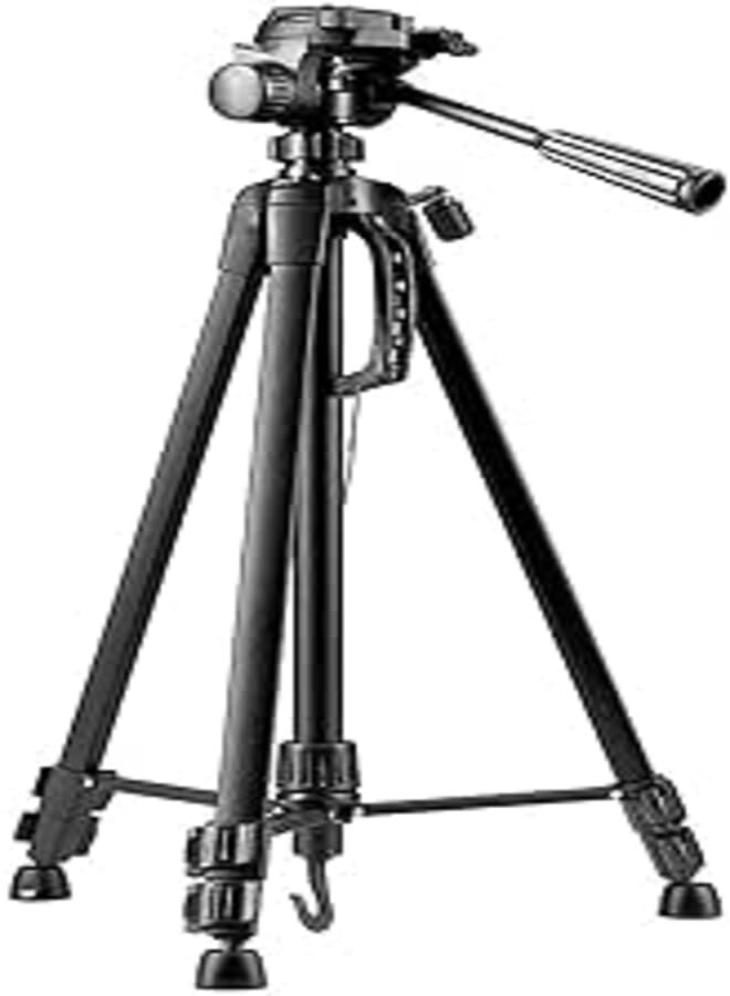 WT 3520 Aluminum Alloy Foldable Portable Photography Tripod for Camera - Black